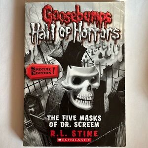 ⭐️ 5/$25 - GOOSEBUMPS - Hall of Horrors - #3 Five Masks of Dr. Screem